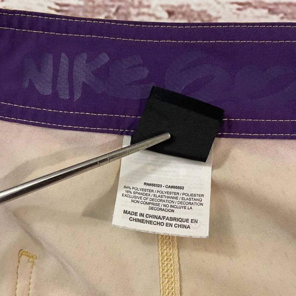 Nike 6.0‎ Men's Size 34 Mesh Boardshorts circa 2010 Yellow/Purple Lakers